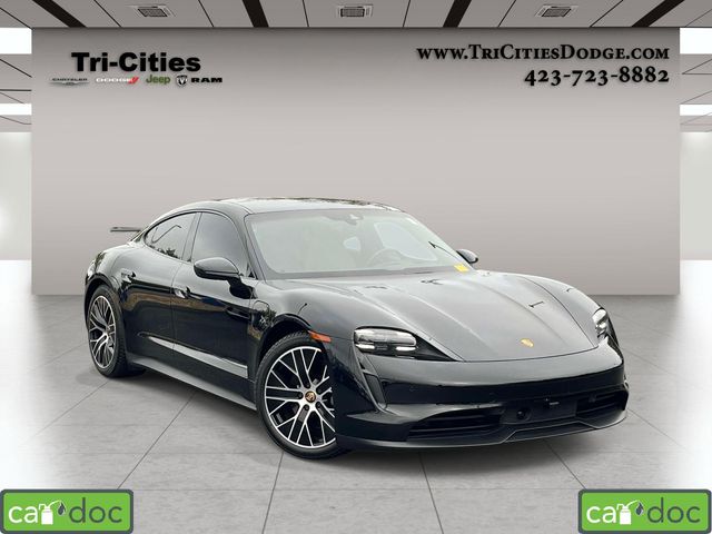 Black 2021 Porsche Taycan Sedan Rear-Wheel Drive 2-Speed Automatic