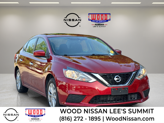 Red 2019 Nissan Sentra Sedan  