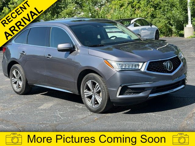 Gray (Modern Steel Metallic) 2018 Acura MDX SUV / Crossover All-Wheel Drive 9-Speed Automatic