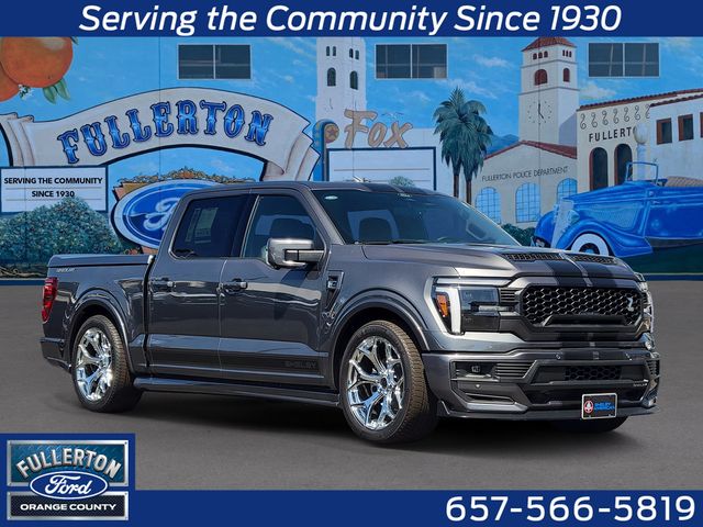 Gray Metallic 2025 Ford F-150 Pickup Truck Four-Wheel Drive Automatic