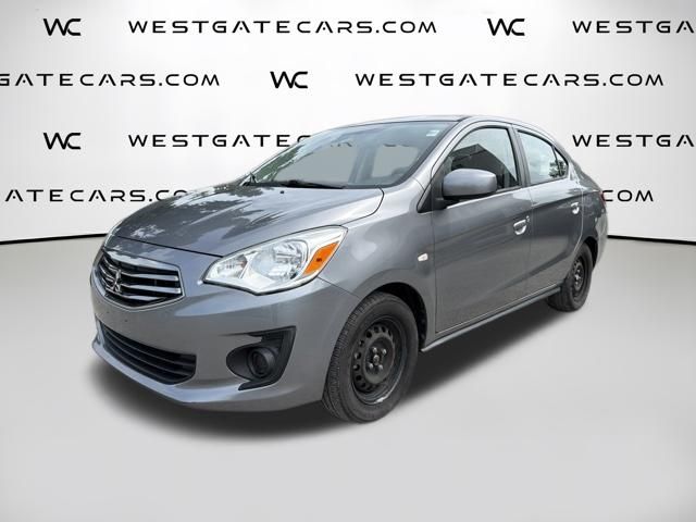 Mystic Black Metallic 2019 Mitsubishi Mirage G4 Sedan Front-Wheel Drive Continuously Variable Transmission
