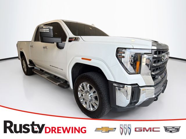 Summit White 2025 GMC Sierra 2500HD Pickup Truck Four-Wheel Drive Automatic