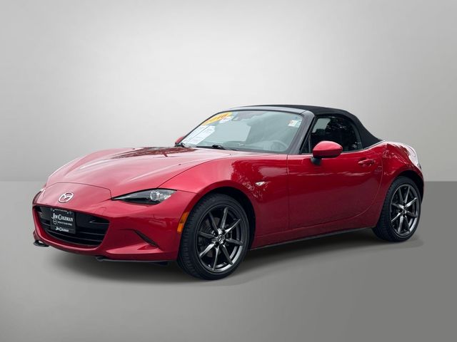 Red Metallic 2016 Mazda MX-5 Miata Convertible Rear-Wheel Drive 6-Speed Automatic