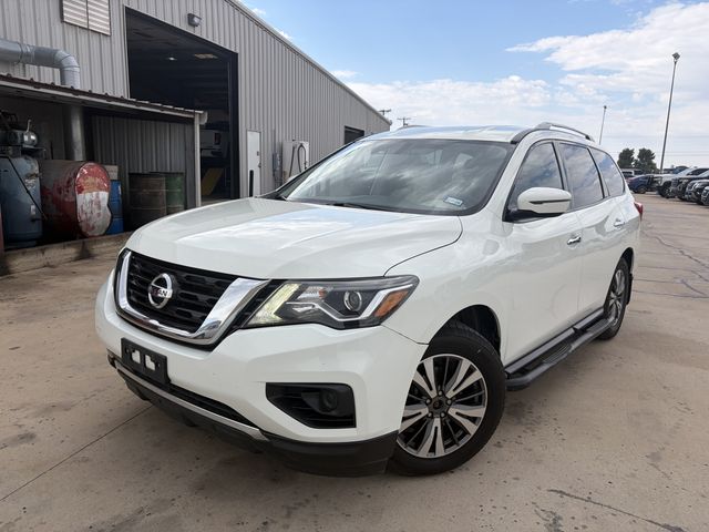 Glacier White 2017 Nissan Pathfinder SUV / Crossover Front-Wheel Drive Continuously Variable Transmission