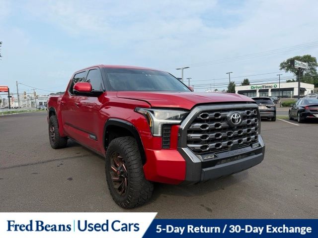 Supersonic Red 2022 Toyota Tundra Pickup Truck Four-Wheel Drive Automatic