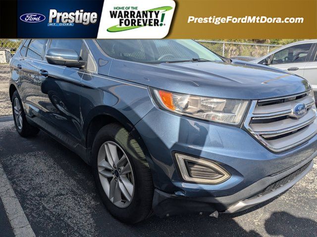 Blue Metallic 2018 Ford Edge SEL SUV / Crossover Front-Wheel Drive 6-Speed Automatic