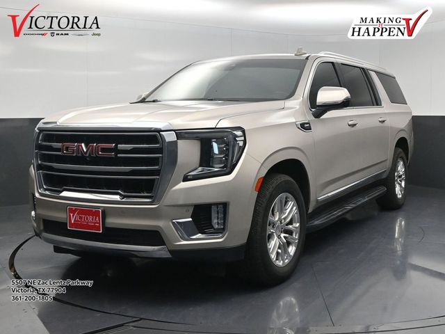2021 GMC Yukon XL SLT Beige at Bayway Cadillac of The Woodlands