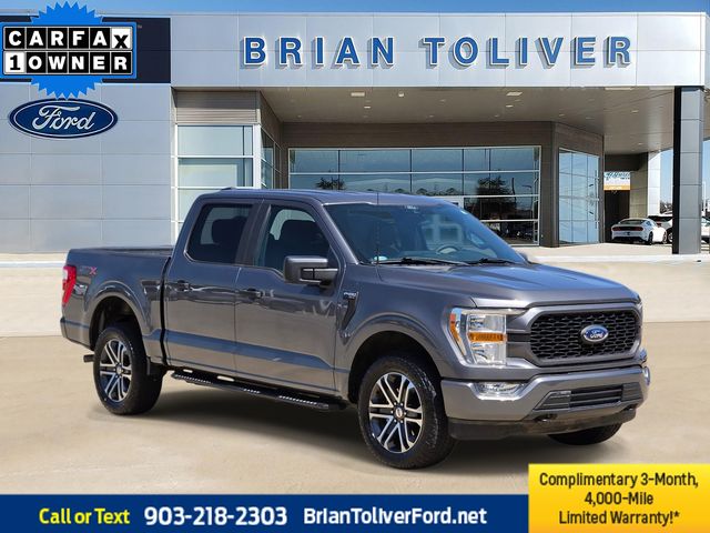 Gray Metallic 2022 Ford F-150 Pickup Truck Four-Wheel Drive Automatic
