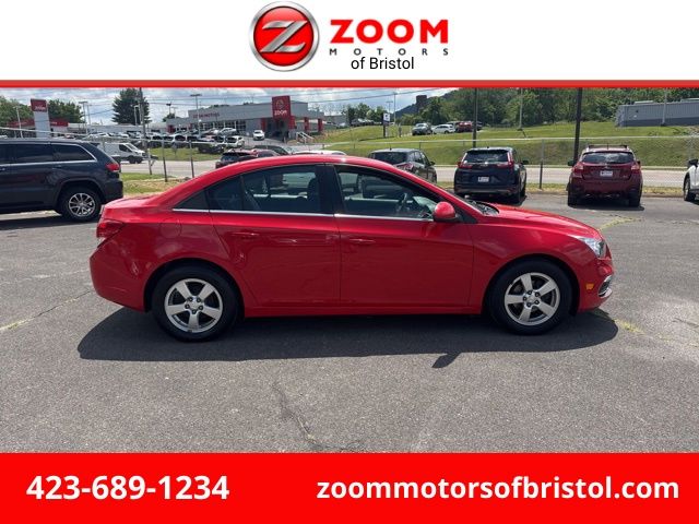 Red Hot 2015 Chevrolet Cruze 1LT Sedan FWD Sedan Front-Wheel Drive 6-Speed Automatic Overdrive
