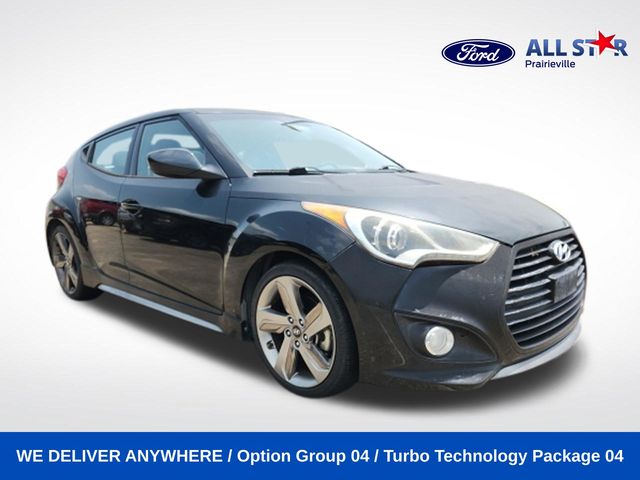 Ultra Black Pearl 2015 Hyundai Veloster Coupe Front-Wheel Drive 6-Speed Automatic