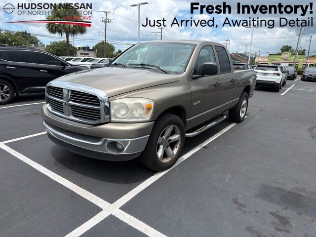 Brown (Light Khaki Metallic Clearcoat) 2008 Dodge RAM 1500 Pickup Truck  5-Speed Automatic