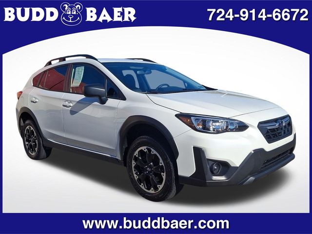 Crystal White Pearl 2021 Subaru Crosstrek SUV / Crossover All-Wheel Drive 6-Speed Manual