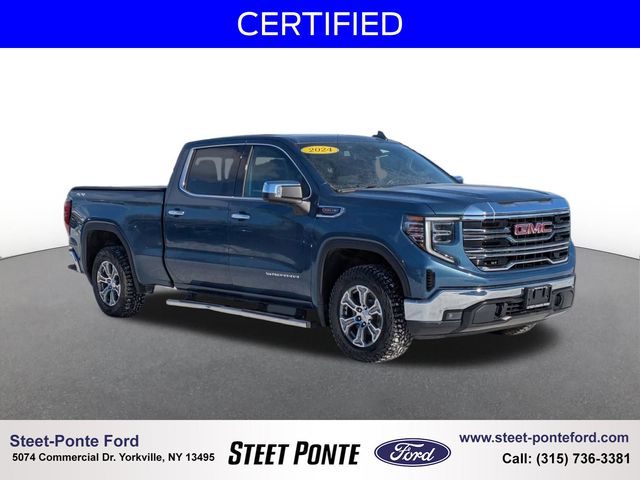 Downpour Metallic 2024 GMC Sierra 1500 Pickup Truck Four-Wheel Drive Automatic