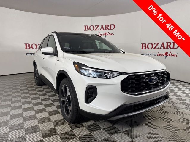 2025 Star White Metallic Tri-Coat Ford Escape ST-Line Select AWD SUV