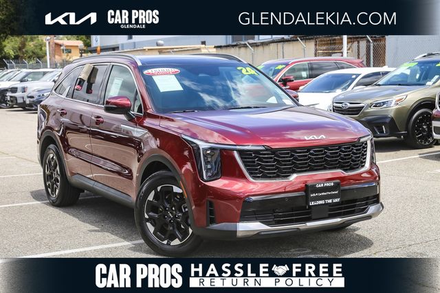 Dawning Red 2024 Kia Sorento S FWD SUV / Crossover Front-Wheel Drive 8-Speed Automatic