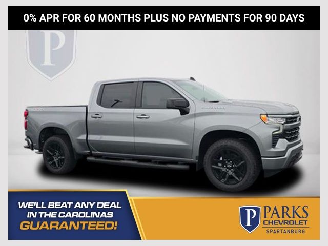 Sterling Gray Metallic 2026 Chevrolet Silverado 1500 Pickup Truck Four-Wheel Drive 8-Speed Automatic