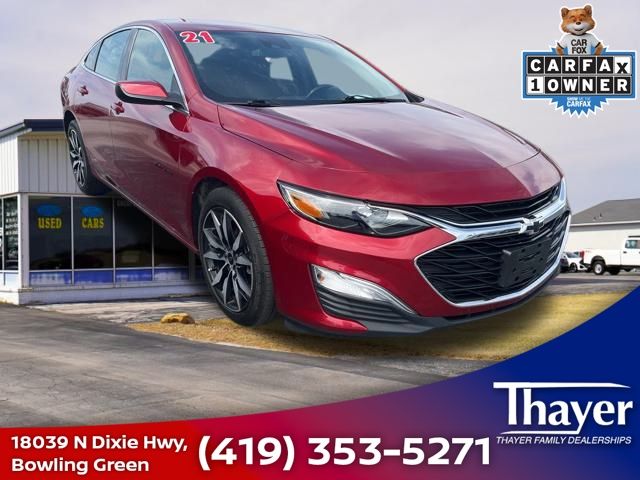 used 2021 Chevrolet Malibu RS 4D Sedan