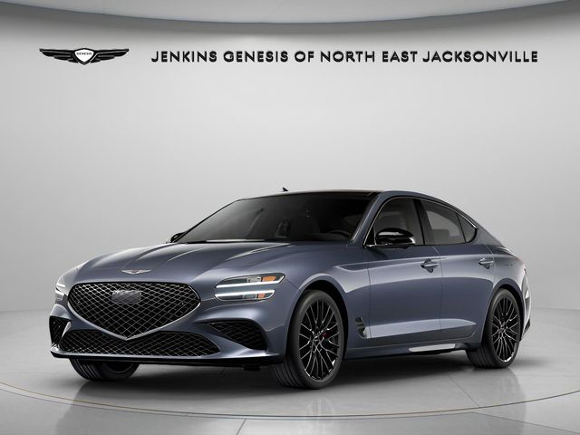 Ceres Blue 2026 Genesis G70 3.3T Prestige Graphite AWD Sedan All-Wheel Drive 8-Speed Automatic