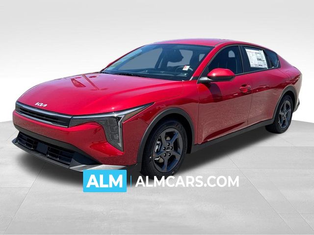 Currant Red 2025 Kia K4 Sedan Front-Wheel Drive Continuously Variable Transmission