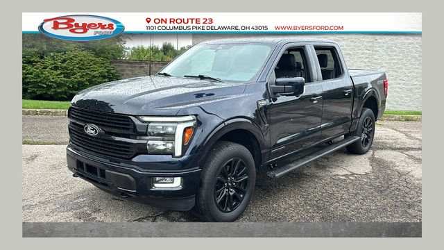 Antimatter Blue Metallic 2025 Ford F-150 Pickup Truck Four-Wheel Drive Automatic