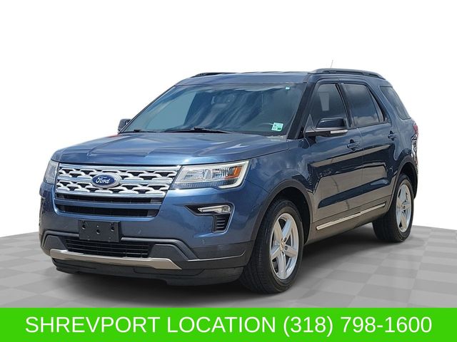 Blue Metallic 2018 Ford Explorer XLT SUV / Crossover Front-Wheel Drive 6-Speed Automatic