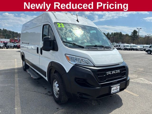 Bright White Clearcoat 2023 RAM ProMaster Van Front-Wheel Drive 9-Speed Automatic