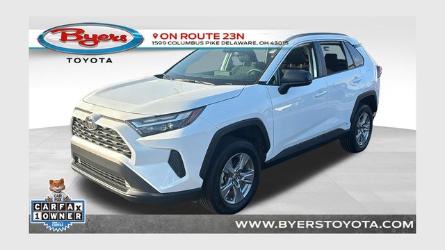 Ice Cap 2025 Toyota RAV4 Hybrid LE AWD SUV / Crossover All-Wheel Drive Continuously Variable Transmission