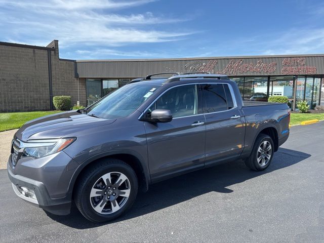Gray (Modern Steel Metallic) 2017 Honda Ridgeline RTL-E AWD Pickup Truck All-Wheel Drive 6-Speed Automatic