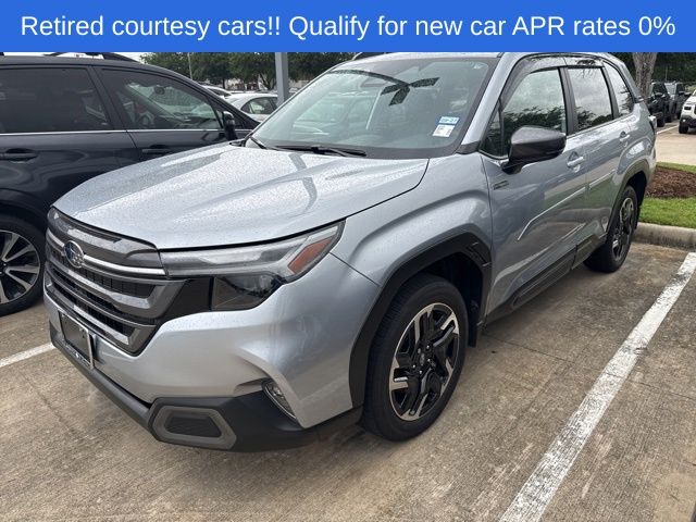 Ice Silver Metallic 2025 Subaru Forester Hybrid Limited AWD SUV / Crossover All-Wheel Drive Continuously Variable Transmission