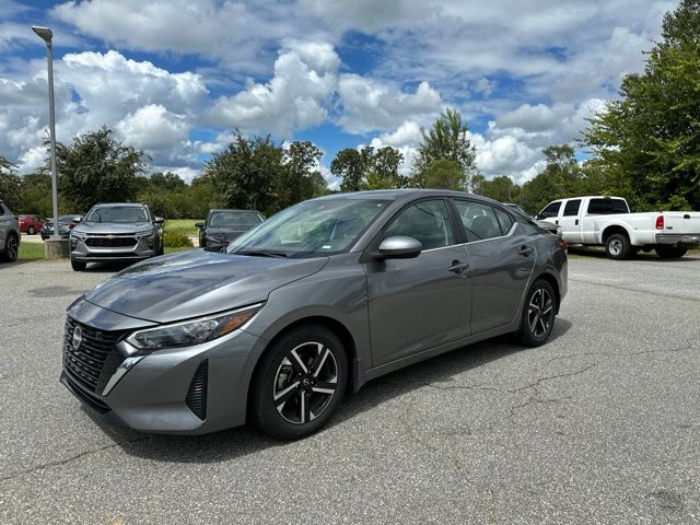 Gray (Gun Metallic) 2024 Nissan Sentra Sedan Front-Wheel Drive Continuously Variable Transmission