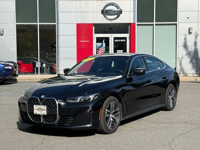 Black Sapphire Metallic 2025 BMW 4 Series Sedan All-Wheel Drive 8-Speed Automatic