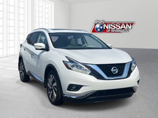 Pearl White 2015 Nissan Murano SUV / Crossover All-Wheel Drive Continuously Variable Transmission