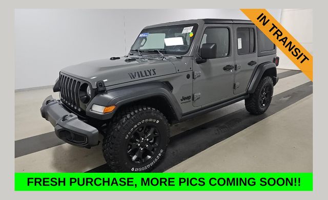 Sting-Gray Clearcoat 2022 Jeep Wrangler SUV / Crossover Four-Wheel Drive 8-Speed Automatic