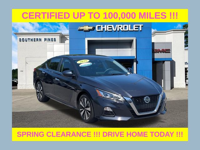 Storm Blue Metallic 2021 Nissan Altima 2.5 SV FWD Sedan Front-Wheel Drive Continuously Variable Transmission