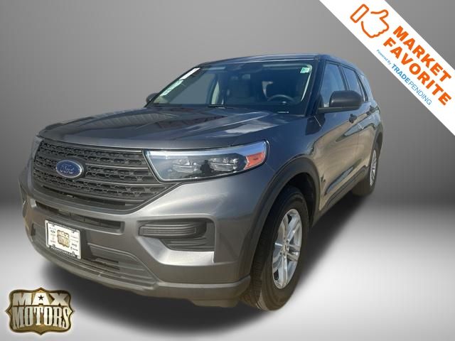 Gray Metallic 2022 Ford Explorer SUV / Crossover All-Wheel Drive Automatic