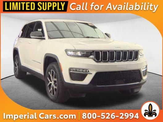 Bright White Clearcoat 2024 Jeep Grand Cherokee SUV / Crossover Four-Wheel Drive 8-Speed Automatic