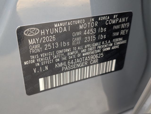 2026 Hyundai Sonata SEL Sport Blue at DeMontrond Gulf Freeway