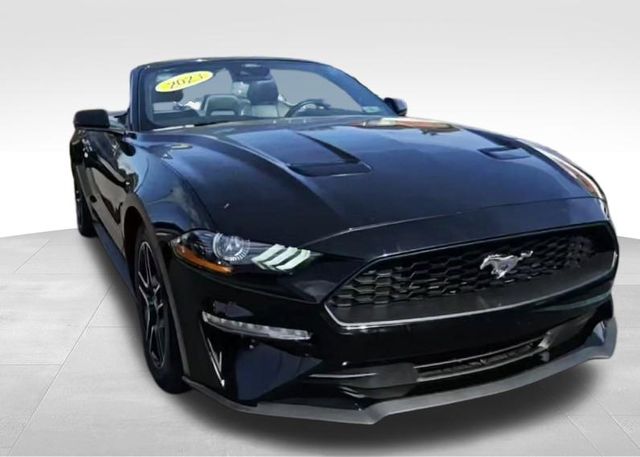 Shadow Black 2023 Ford Mustang EcoBoost Convertible RWD Convertible Rear-Wheel Drive 10-Speed Automatic
