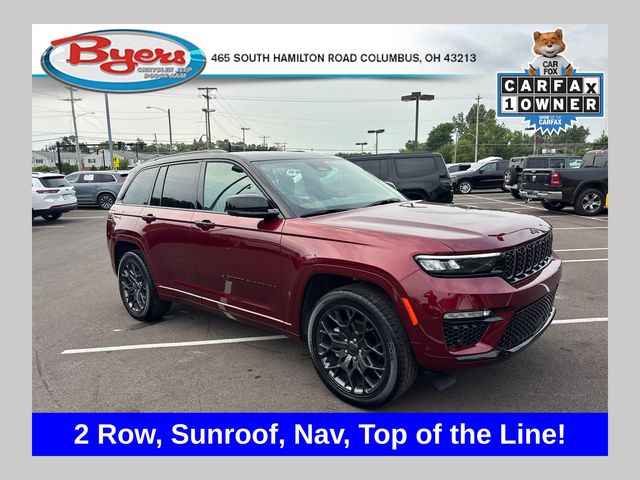 Velvet Red Pearlcoat 2025 Jeep Grand Cherokee SUV / Crossover Four-Wheel Drive 8-Speed Automatic
