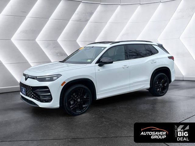 Opal White 2025 Volkswagen Tiguan SE R-Line Black 4Motion SUV / Crossover All-Wheel Drive 8-Speed Automatic