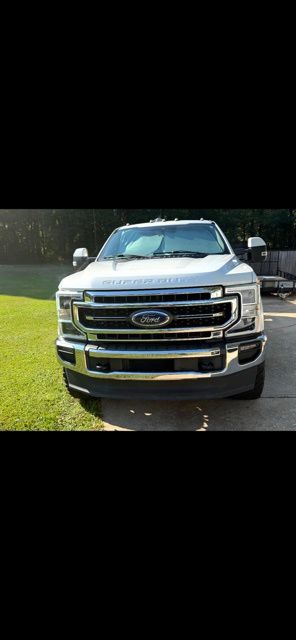 White Metallic 2020 Ford F-350 Super Duty Pickup Truck Four-Wheel Drive Automatic