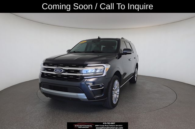 Blue Metallic 2024 Ford Expedition SUV / Crossover Four-Wheel Drive Automatic