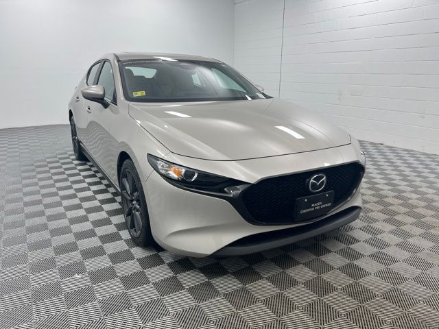 Gray (Platinum Quartz Metallic) 2024 Mazda MAZDA3 Hatchback Front-Wheel Drive 6-Speed Automatic