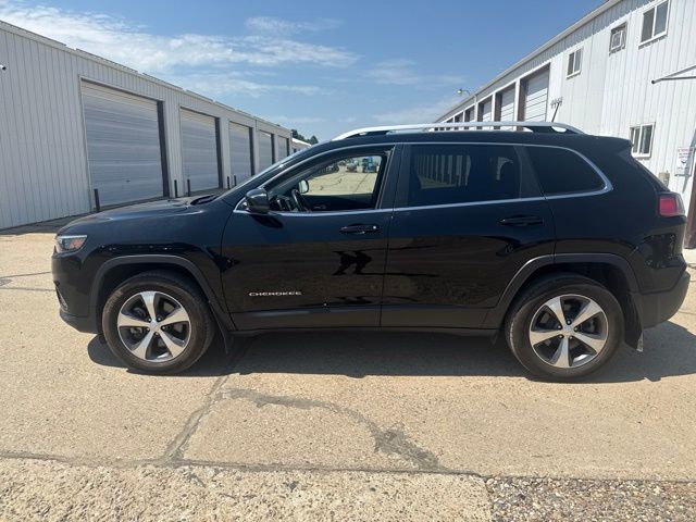 2020 Diamond Black Crystal Pearlcoat Jeep Cherokee Limited 4X4 SUV