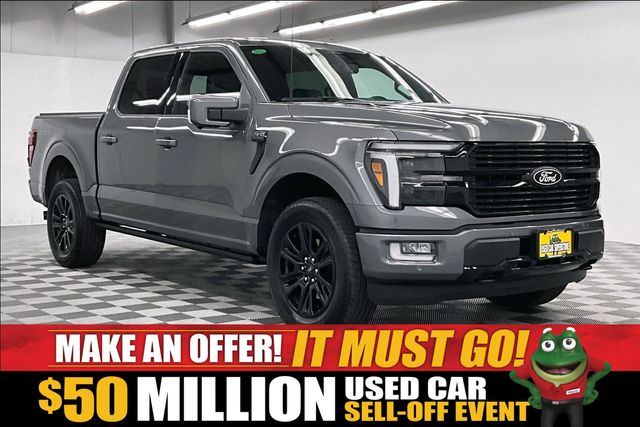 Carbonized Gray Metallic 2025 Ford F-150 Pickup Truck Four-Wheel Drive 10-Speed Automatic