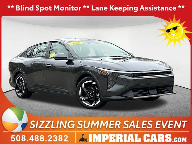 Interstellar Gray 2025 Kia K4 Sedan Front-Wheel Drive Continuously Variable Transmission