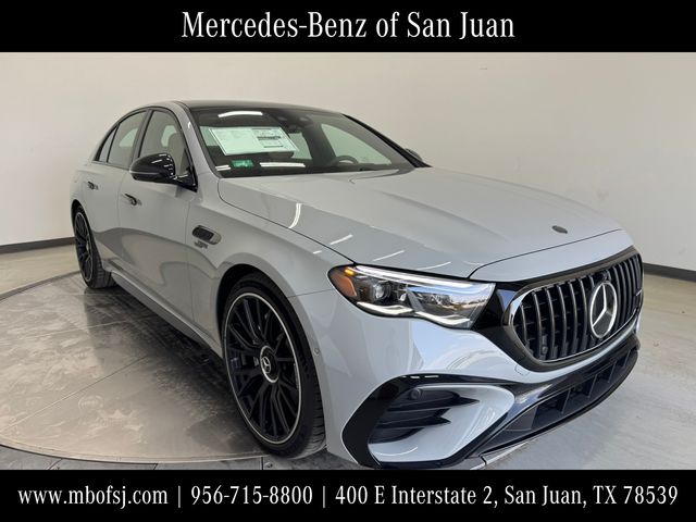 MANUFAKTUR Alpine Gray 2026 Mercedes-Benz E-Class AMG E 53 Hybrid 4MATIC+ Sedan All-Wheel Drive 9-Speed Automatic