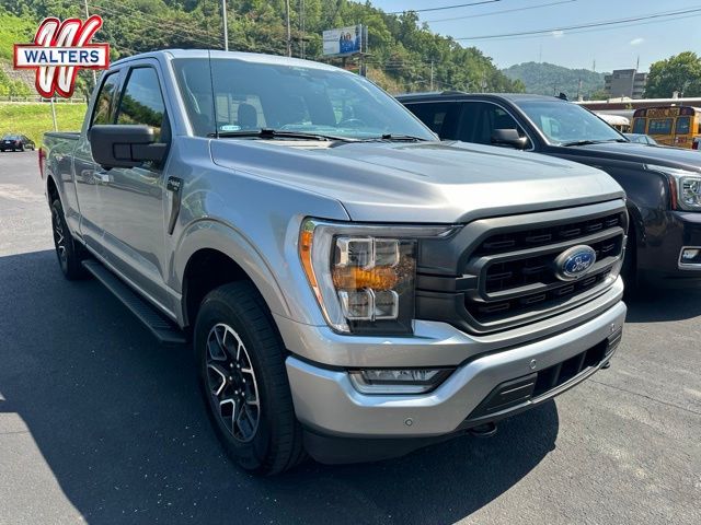 Silver Metallic 2021 Ford F-150 Pickup Truck Four-Wheel Drive Automatic