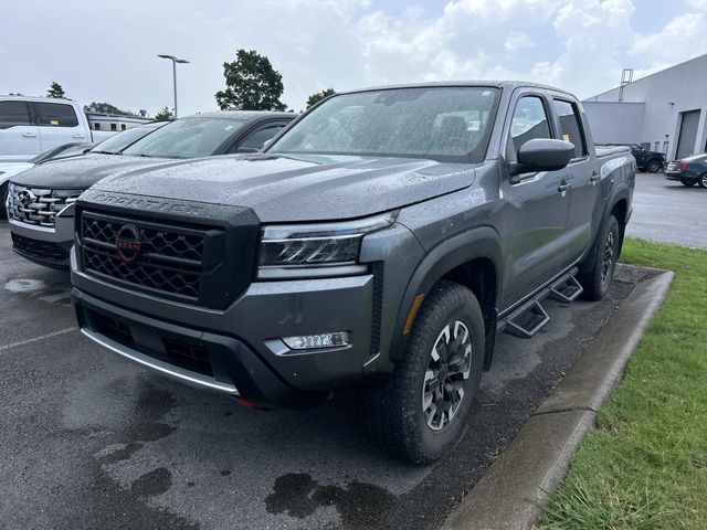 Gray (Gun Metallic) 2024 Nissan Frontier Pickup Truck Four-Wheel Drive 9-Speed Automatic Overdrive