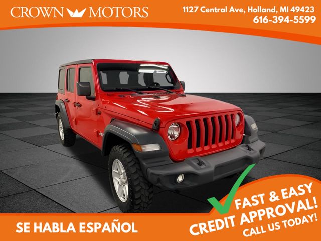 Red Clearcoat 2018 Jeep Wrangler SUV / Crossover Four-Wheel Drive 8-Speed Automatic